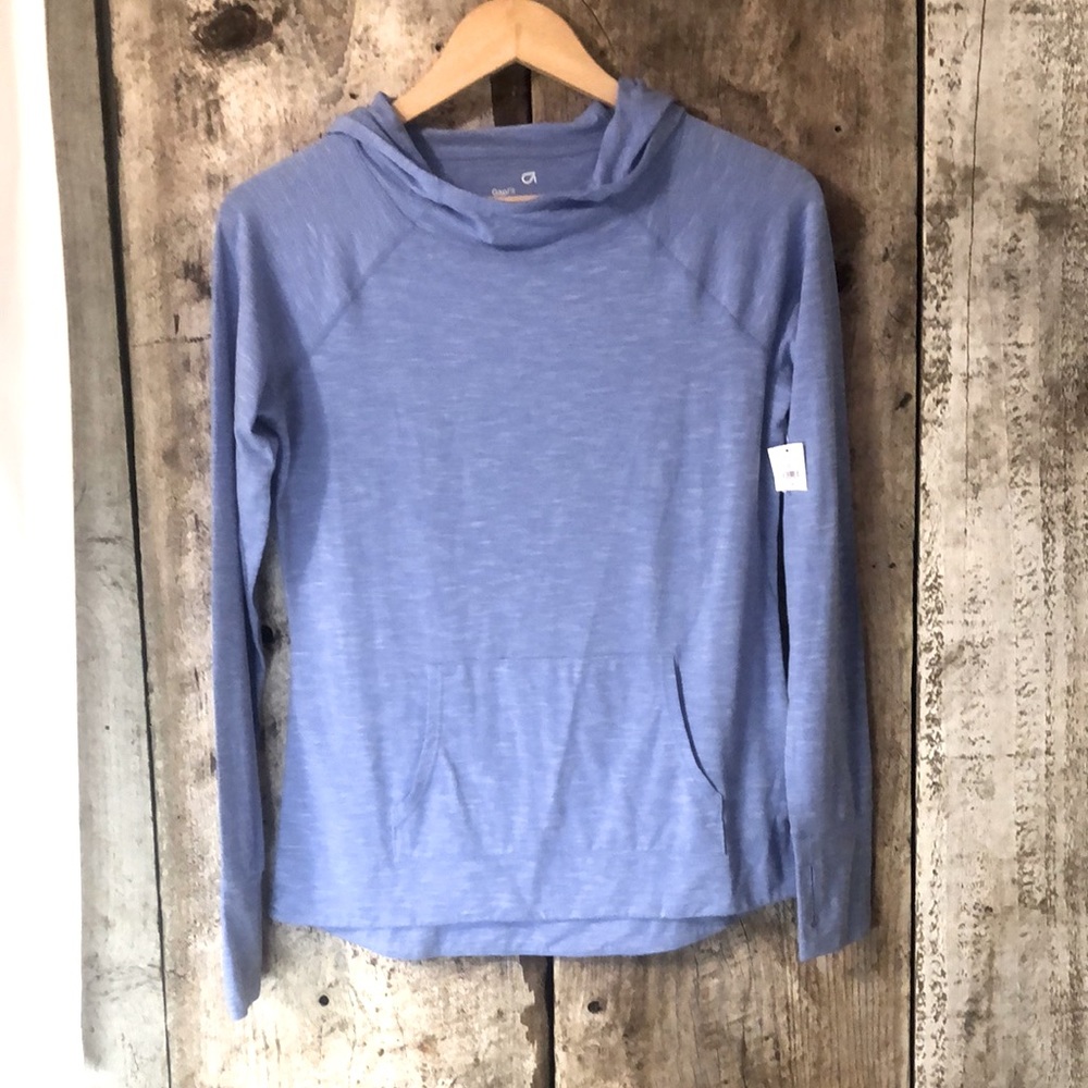 NWT GapFit Breathe L/S Hooded Running Shirt
